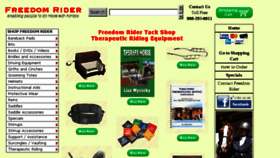 What Freedomrider.com website looked like in 2017 (7 years ago)