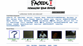 What Facedl.com website looked like in 2017 (7 years ago)