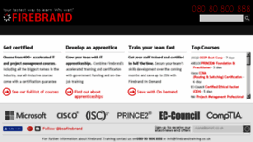 What Firebrandtraining.co.uk website looked like in 2017 (7 years ago)