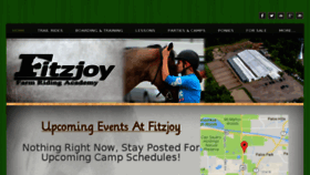 What Fitzjoyfarm.com website looked like in 2017 (7 years ago)
