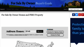 What Forsalebyownerbuyersguide.com website looked like in 2017 (7 years ago)