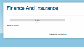 What Financeandinsurance.info website looked like in 2017 (7 years ago)
