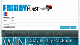 What Fridayflyer.com.au website looked like in 2017 (7 years ago)