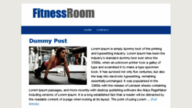 What Fitnessroom.com website looked like in 2017 (7 years ago)