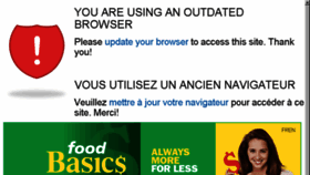 What Foodbasicsfeedback.com website looked like in 2017 (7 years ago)
