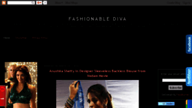 What Fashionablediva.com website looked like in 2017 (7 years ago)
