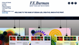 What Feburman.co.uk website looked like in 2017 (7 years ago)