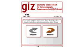 What Filetransfer.giz.de website looked like in 2017 (8 years ago)