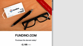 What Fundino.com website looked like in 2017 (7 years ago)
