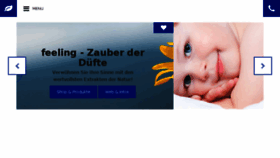 What Feeling.at website looked like in 2017 (7 years ago)