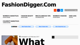 What Fashiondigger.com website looked like in 2017 (7 years ago)