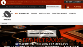 What Frametraxx.de website looked like in 2017 (9 years ago)