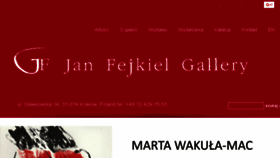 What Fejkielgallery.com website looked like in 2017 (7 years ago)