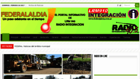 What Federalaldia.com.ar website looked like in 2017 (7 years ago)