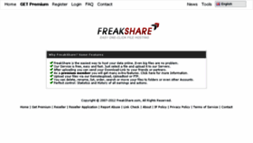 What Freakshare.net website looked like in 2017 (7 years ago)