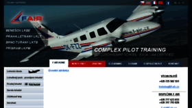 What F-air.cz website looked like in 2017 (7 years ago)