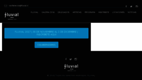 What Fluvial.cl website looked like in 2017 (7 years ago)