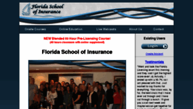 What Floridaschool.com website looked like in 2017 (7 years ago)