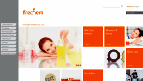 What Frechem.de website looked like in 2017 (7 years ago)