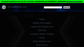 What Famousthemes.com website looked like in 2017 (7 years ago)