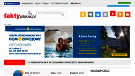 What Faktypilskie.pl website looked like in 2017 (8 years ago)