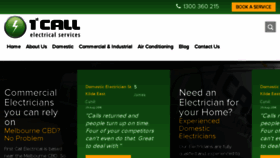 What Firstcallelectrical.com.au website looked like in 2017 (7 years ago)