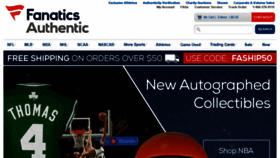What Fanaticsauthentic.com website looked like in 2017 (7 years ago)