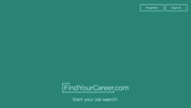 What Findyourcareer.com website looked like in 2017 (7 years ago)