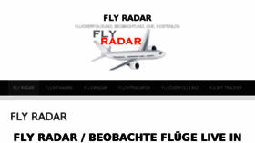 What Fly-radar.com website looked like in 2017 (7 years ago)