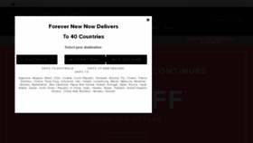 What Forevernew.co.nz website looked like in 2017 (7 years ago)