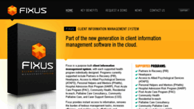 What Fixus.com.au website looked like in 2017 (7 years ago)