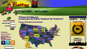 What Festing.com website looked like in 2017 (7 years ago)