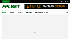 What Fplbet.com website looked like in 2017 (7 years ago)