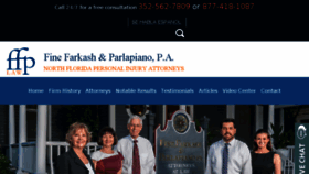 What Ffplaw.com website looked like in 2017 (7 years ago)