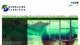 What Fundacionplenitud.org website looked like in 2017 (7 years ago)