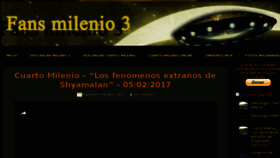 What Fansmilenio3.com website looked like in 2017 (7 years ago)