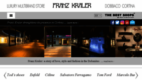 What Franzkraler.com website looked like in 2017 (7 years ago)