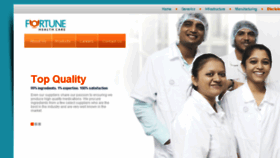 What Fortunehealthcare.in website looked like in 2017 (7 years ago)