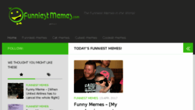 What Funniestmemes.com website looked like in 2017 (7 years ago)