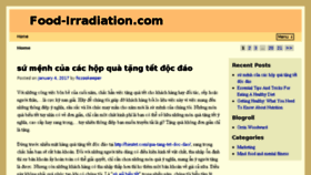 What Food-irradiation.com website looked like in 2017 (7 years ago)