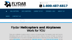 What Flydar.com website looked like in 2017 (7 years ago)
