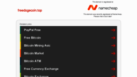 What Freedogecoin.top website looked like in 2017 (7 years ago)