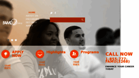 What Famuonline.com website looked like in 2017 (7 years ago)