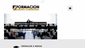 What Formacionlaboralcomunitaria.es website looked like in 2017 (7 years ago)