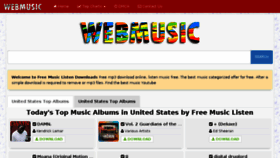 What Free-mp3download.net website looked like in 2017 (7 years ago)