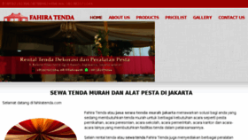 What Fahiratenda.com website looked like in 2017 (7 years ago)