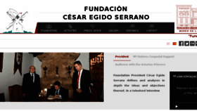 What Fundacioncesaregidoserrano.com website looked like in 2017 (7 years ago)