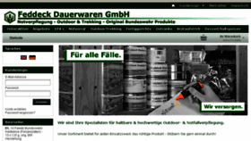 What Feddeck-dauerwaren.de website looked like in 2017 (7 years ago)