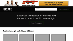 What Flixano.com website looked like in 2017 (9 years ago)