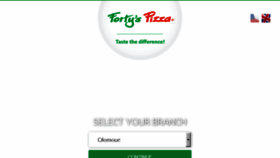 What Fortys-pizza.cz website looked like in 2017 (7 years ago)